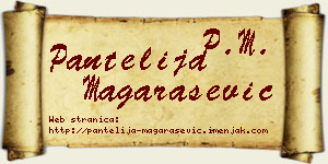 Pantelija Magarašević vizit kartica